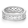 NARMO 925 Sterling Silver Ring for Women Twisted Infinity Cubic