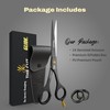 The Cut Factory® 6.5” Matte Black Luxury Hair Scissors –