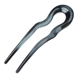 NAKANOYA U Pin, Plastic, Resin, U-shaped Pin, U-shaped Comb, Hair Fork, Hairpin, Kimono, Yukata, Tortoise Shell Pattern, Marble Squishy, U-Shaped, U-Shaped, U Shape, U Shape, U Shape, Wave, Twist,