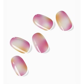 NOVA, Female Founded, Semi Cured Gel Nail Strips (Sorbet) - The 10 Minute Manicure. Salon-Quality, Works w/Any Lamp, Easy to Apply - Incl. Nail File & Stick (Sorbet)