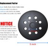2 Pack 5" Universal Hook and Loop Orbital Sander Pad