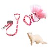 Ferret Harness and Leash Walking Vest Harness with Tutu Skirt