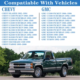 38416 Chevy C1500 2500 3500 Door Hinge Pin Bushing Repair Kit Tahoe GMC Yukon Truck SUV1988 1989 1990 1991 1992 1993 1994 1995 1996 1997 1998 1999-2002 15562609 15691493 93 94 95 96 97 98 99 20(1Set）