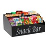 Xbopetda Snack Organizer for Countertop, Acrylic Snack Organizer with 4
