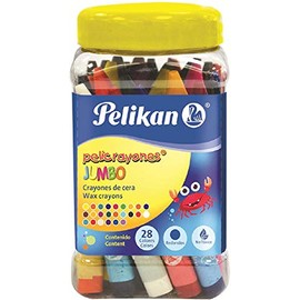Pelikan Crayones Jumbo Triangulares 28 Piezas