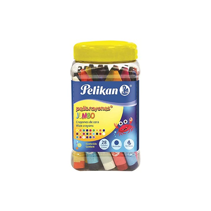 Pelikan Crayones Jumbo Triangulares 28 Piezas