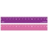 Kyoei Plastic REV-15 Double-Sided Color Ruler, 5.9 inches (15 cm)