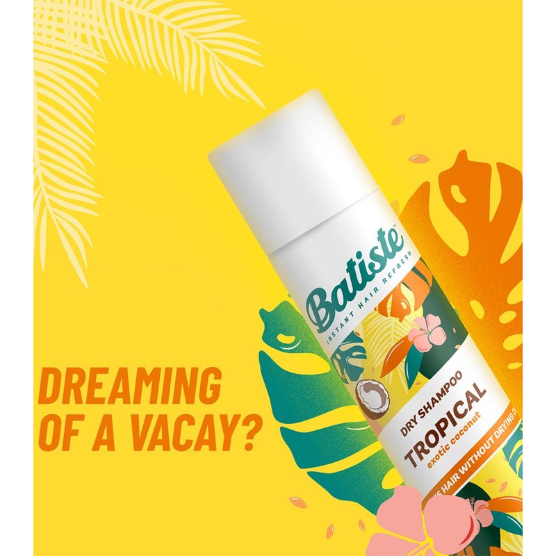 Batiste Tropical Dry Shampoo 50ml/1.6oz
