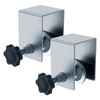 Claumeng 2Pcs Cabinet Installation Clamp Zinc Drawer Fixing Clip Adjustable