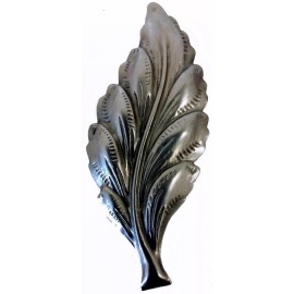 metalcraftusa Metal Stampings Embossed Leaf Ornamental STEEL .020" Thickness L18 (10 pack)