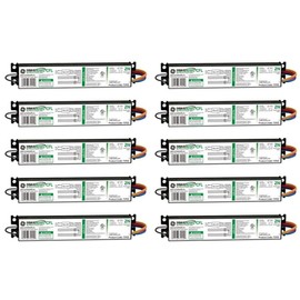 (case of 10) GE 75950 - GEC225MVPS-A CFL UltraStart High Lumen Biax Electronic MultiVolt Programmed Start Ballast