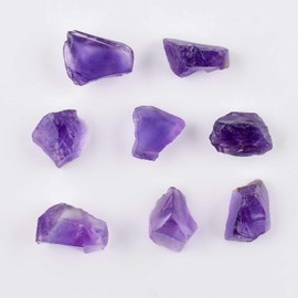 25 carats Natural Raw Amethyst Stone, Rough Gemsatones and Crystals, Jewelry Making, Reiki & Wicca, Chakra Healing Crystals, Loose Raw Crystals, Wholesale Bulk Lot, February Birthstone