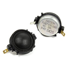 EASTEC FIADT1010-0400 Silk Dome Tweeter Unit 0.8" (20mm) 4Ω/10W Rated Ferro Fluid [Speaker Homebrew / DIY Audio] / 1 Piece