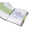 200 Dividers in Green, 24 x 10.5 cm, Punched, 180
