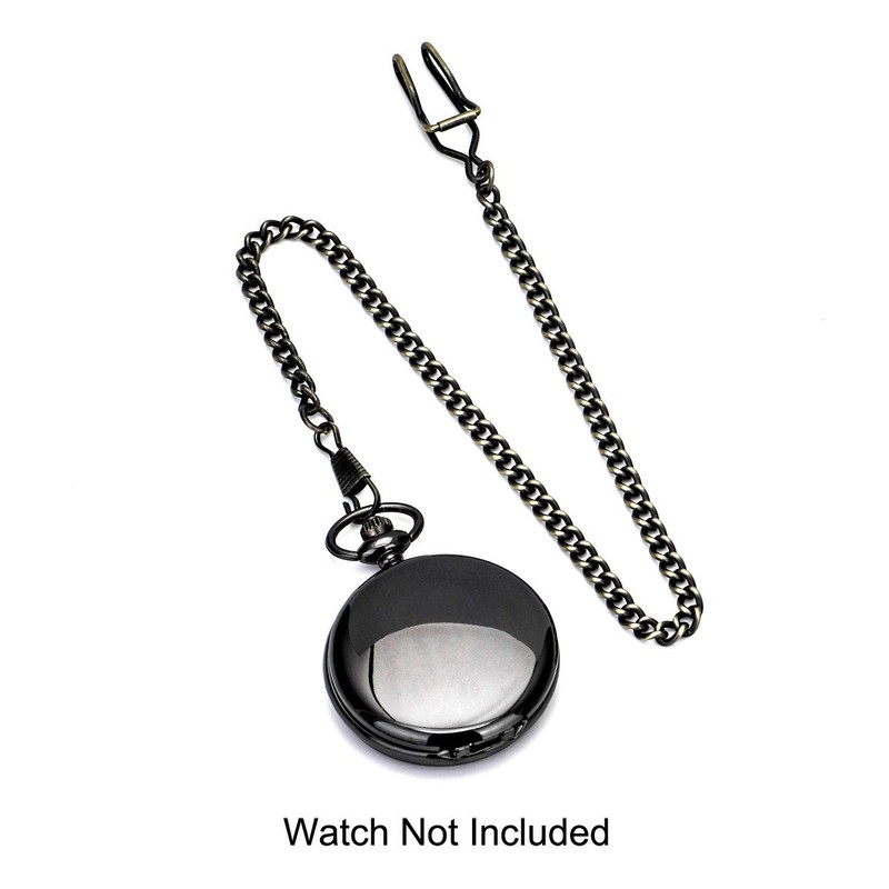 BOSHIYA - Cadenas de reloj de bolsillo para hombre, de