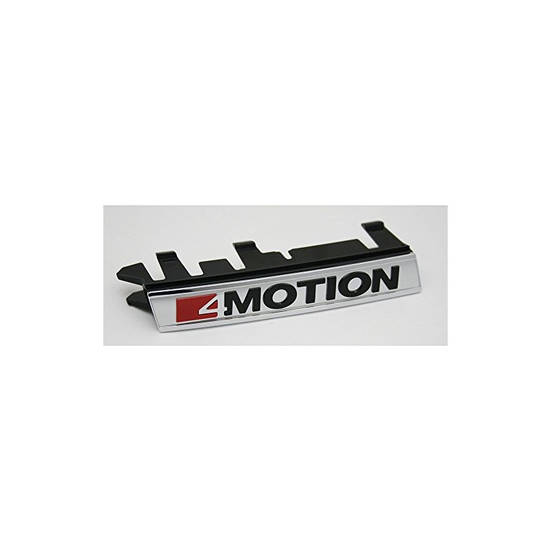 Volkswagen 7E0853948DMGM Lettering 4Motion Clip Mount Logo Grille Emblem Front