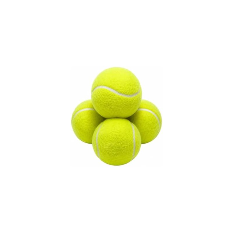 Genérico Pack de 4 Pelotas de Tenis - Pelotas de