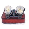 SIFAAT WORLD Victorian Antique Solid Brass Binoculars London 1857 with