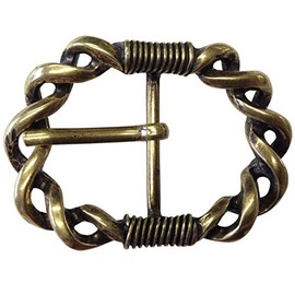 BELTINGER Belt Buckle 4.0 cm | Buckle Interchangeable Buckle Belt Buckle 40 mm Solid | Pin Buckle | Interchangeable Belt up to 4 cm, Old Brass