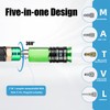 Yolass Air Compressor Hose 1/4”x 100 ft Bule Transparent Flexible