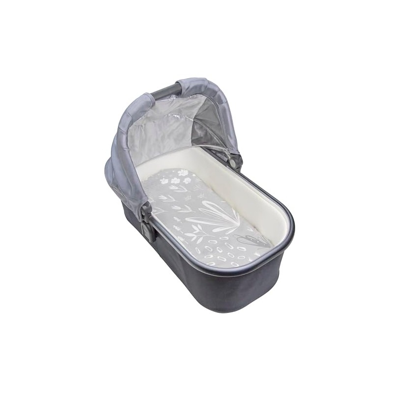 Kushies Baby 100% Breathable Cotton Percale Bassinet Sheet, Fully Elasticized-