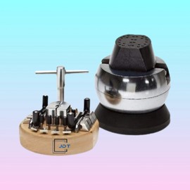 JDT 5 inch Block Ball Vice Engraving Tool | Setting Tool| Professional| JDT |