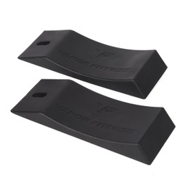 Widest Deadlift Wedge for Weight Lifting (2 Pack) Plate Wedge for loading Barbell Weights. Weightlifting Alternatives to Deadlift Bar Jack, blocks, pads and loader. Deadlift Platform Compatible