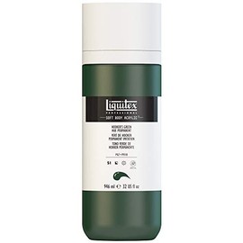 Liquitex Professional Soft Body Acrylic Paint 32-oz bottle, Hooker's Green Hue Permanent