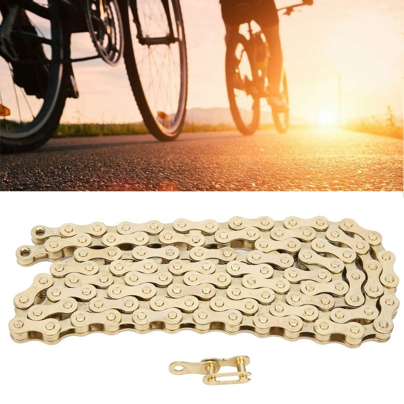 Alomejor Bicycle Chain with 116 Links 6/7/8 Speed High Strength