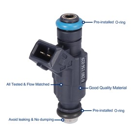 X AUTOHAUX 6pcs 0280156029 Flow Matched Fuel Injector for Ford Explorer 4.0L 2001-2002 for Ford for Ranger 4.0L 2001-2003 for Mercury Mountaineer 4.0L 2002