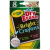 Crayola Dry-Erase Bright Crayons, 8 count