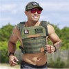 Unbrokenshop.com Adjustable Weighted Vest with Sand Plates (Combo), WOD CrossFit,
