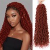 Goddess Locs Crochet Hair 22 Inch 6 Packs Faux Locs