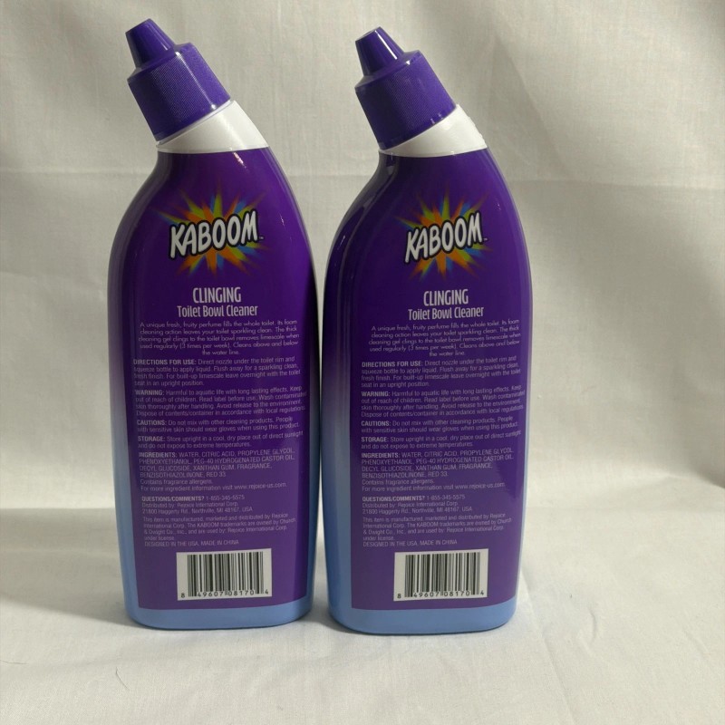 KABOOM Clinging Toilet Bowl Cleaner and Deodorizer 14 Fl. Oz.