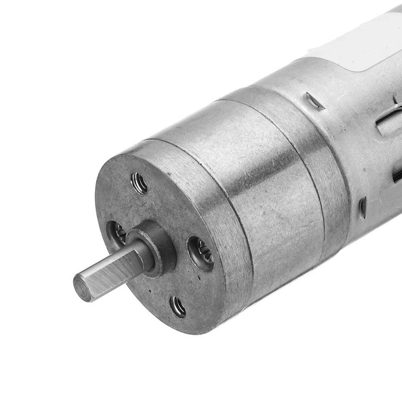 DollaTek 25GA370 DC 12V 130rpm Gear Reduction Motor with Mounting