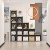 Neprock 16 Cubby Storage Organizer, Closet Clothes Storage Organizer, Cube