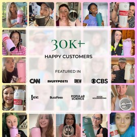 Splitflask 2-in-1 Hot & Cold Vacuum Insulated 30oz Tumbler, Stainless Steel, Dual Chamber, Leak-Proof, BPA-Free, Split Cup, 2 Drink, 2 Sides, Cup Holder Friendly, Coffee & Water (Hartley Black)