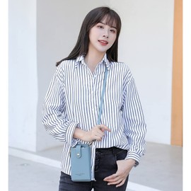 LEOLEO Women's Smartphone Pouch, Shoulder Bag, Cross-body Pouch, Shoulder Bag, Pochette Handbag, Popular, Cute, Lightweight, Wallet, beige