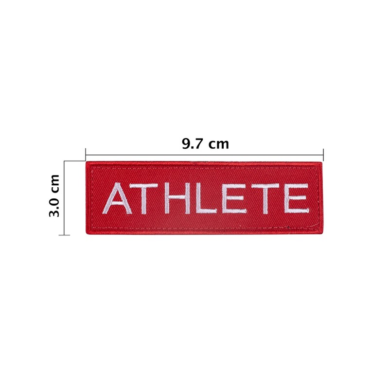 Elitex Training Athlete Embroidered Velcro Patch for Backpacks and Vests