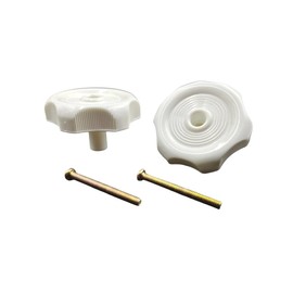 NBUNYOU Black 1-inch Long Shaft,2-1/4 Inch Diameter Plastic Windows Knobs,for H717,RV Window and Vent Knob Interior Hardware Camper Windows,Replacement Trailer Knobs RV Window Latch Knob (2pcs)