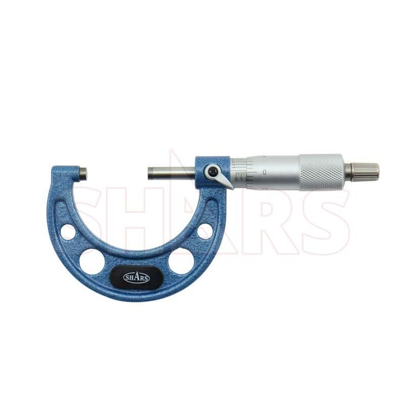 Shars 0-6" Premium Outside Micrometer 0.0001" Precision Solid Metal Frame