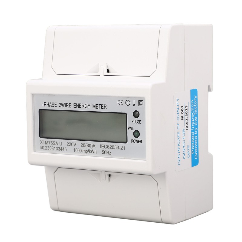 Watt Meter Electricity Usage Monitor Current Voltage Tester 1 Phase