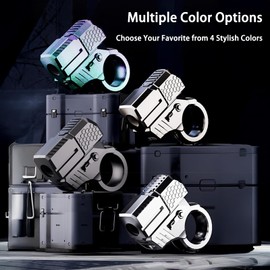 EDC - Anillo de juguete antiestrés para dedos – Lanzador de aleación para aliviar el estrés para adultos con acción simulada y cápsulas suaves (dragón degradado)