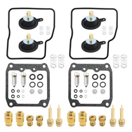 Zreneyfex 2Pcs Carburetor Repair Kits Replacement for Suzuki Intruder 1400 VS1400GLP 1993 1994 1995 1996 1997 1998 1999 2000 2001 2002 2003 2004 Carb Rebuild Sets