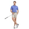 Rouen Golf Shirts for Men Performance Moisture Wicking Casual Striped