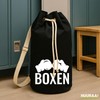 Huuraa Seesack Boxen Boxhandschuhe Geschenk 20 Liter Black Baumwolle Boxen