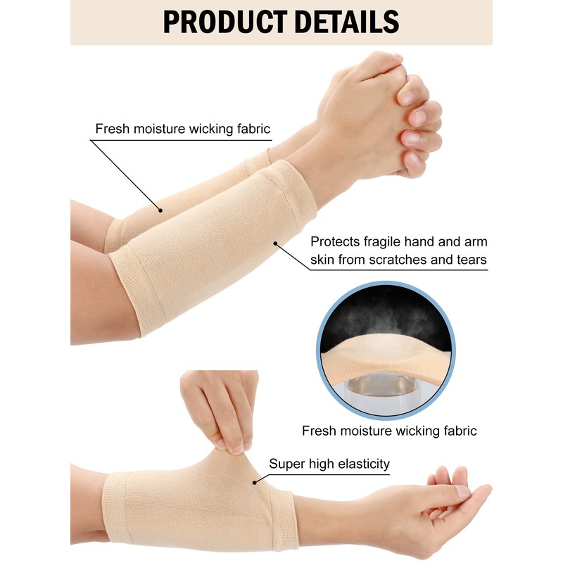 9 Pares Protectores de Brazos para Piel Fina y Hematomas
