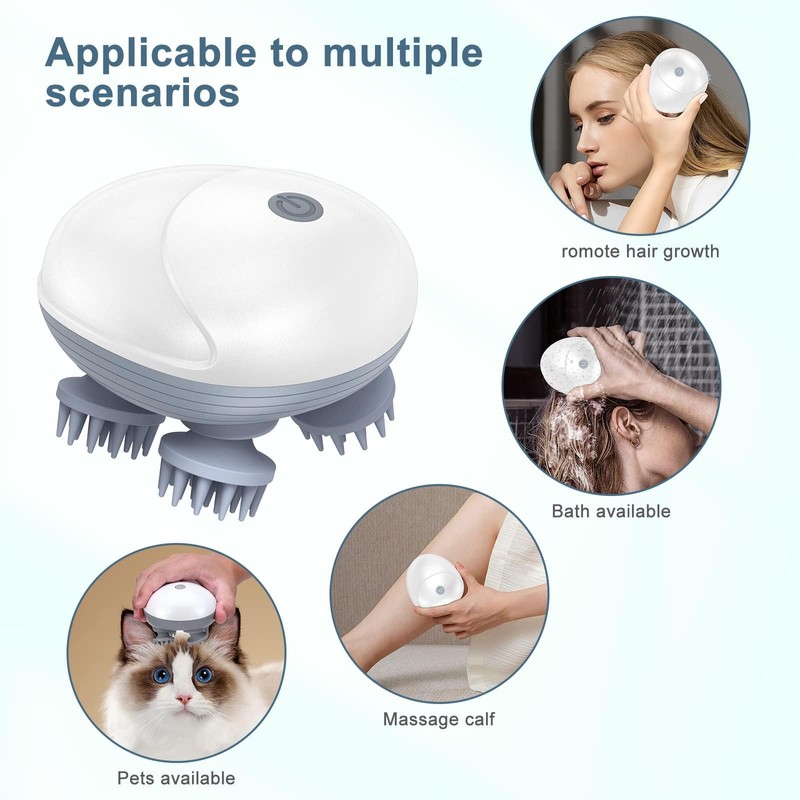 Ankilo Head Massager Scalp, Electric Scalp Massager Pet Massager with