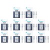 Schmetz 50 Sewing Machine Needles, Jeans / Denim, Assorted Mixed