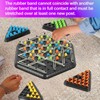 Game with Rubber Bands Triangle, Children Adults Triangle Chess Game,